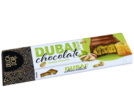 DUBAI STYLE CHOCOLATE 70 GR - czekolada mleczna z nadzieniem pistacjowym
