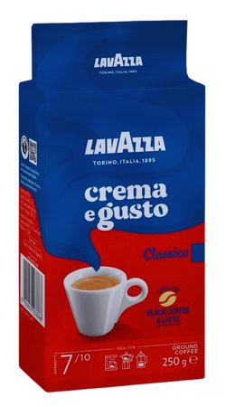 LAVAZZA CREMA E GUSTO CLASSICO 250 GR - kawa mielona