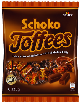 SCHOKO TOFFEES 325 GR - cukierki czekoladowe z nadzieniem toffi