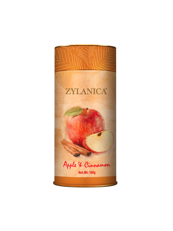 ZYLANICA PAPER CADDIES APPLE & CINNAMON 100 GR - herbata zielona