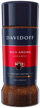 DAVIDOFF RICH AROMA VIVID & SPICY 100 GR - kawa rozpuszczalna w słoiku