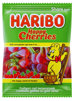 HARIBO HAPPY CHERRIES 185 GR - żelki wiśnie
