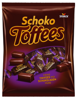 SCHOKO TOFFEES 325 GR - cukierki czekoladowe z nadzieniem toffi