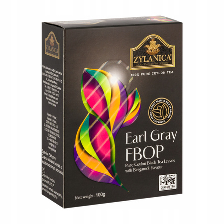 ZYLANICA NEW DESIGN EARL GREY FBOP 100 GR - herbata czarna 