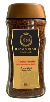 JORGEN BESTE GOLDKRISTALLE 200 GR - kawa rozpuszczalna w słoiku