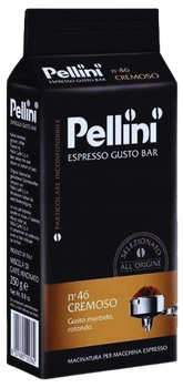 PELLINI ESPRESSO GUSTO BAR No46 CREMOSO 250 GR - kawa mielona