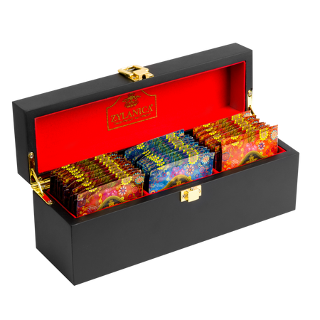 ZYLANICA DREWNIANE PUDEŁKO 3 X 10 TOR - herbata czarna