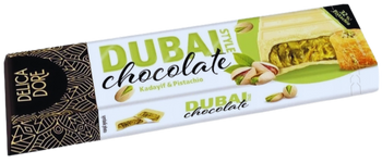 DUBAI STYLE CHOCOLATE 70 GR - biała czekolada z nadzieniem pistacjowym