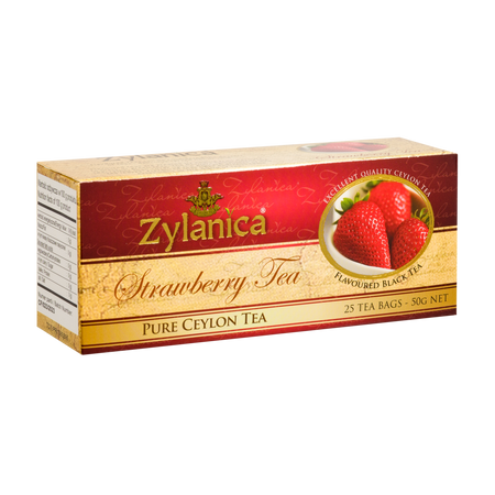 ZYLANICA STRAWBERRY TEA 25 TOR - herbata czarna