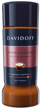 DAVIDOFF CREMA INTENSE 90 GR - kawa rozpuszczalna w słoiku