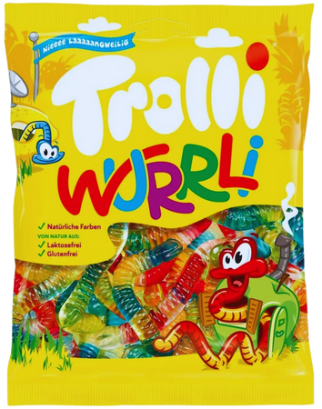 TROLLI WURRLI 150 GR - żelki owocowe