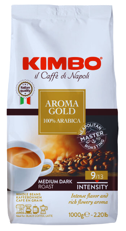 KIMBO AROMA GOLD 100% ARABICA 1 KG - kawa ziarnista