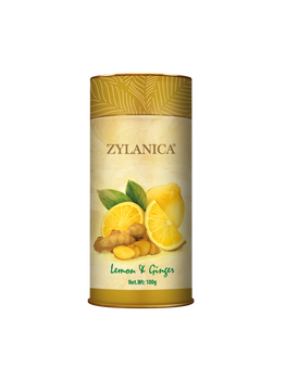 ZYLANICA PAPER CADDIES LEMON & GINGER 100 GR - herbata zielona