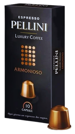 PELLINI ARMONIOSO 10 SZT. - kawa w kapsułkach