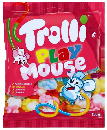 TROLLI PLAYMOUSE 150 GR - żelki w kształcie myszek