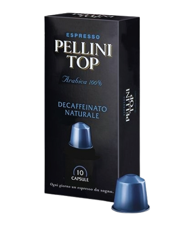 PELLINI TOP DECAFFEINATO NATURALE 10 SZT. - kawa w kapsułkach