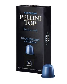 PELLINI TOP DECAFFEINATO NATURALE 10 SZT. - kawa w kapsułkach