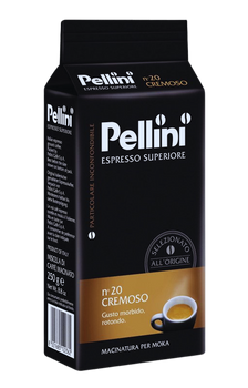 PELLINI ESPRESSO SUPERIORE No20 CREMOSO 250 GR - kawa mielona