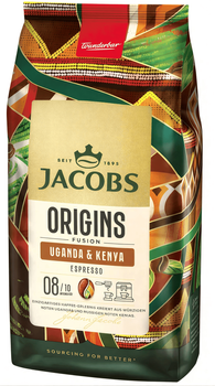 JACOBS ORIGINS FUSION UGANDA & KENYA ESPRESSO 1 KG - kawa ziarnista