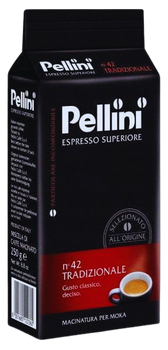 PELLINI ESPRESSO SUPERIORE No42 TRADIZIONALE 250 GR - kawa mielona