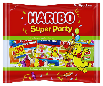 HARIBO SUPER PARTY 480 GR - mix żelków