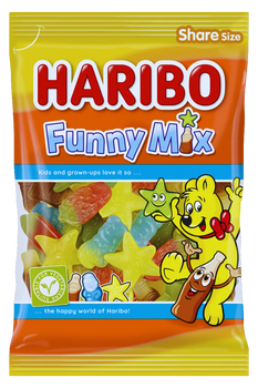 HARIBO FUNNY MIX 185 GR - mix żelków