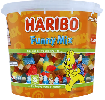 HARIBO FUNNY MIX 550 GR - mix żelków