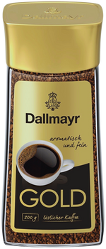 DALLMAYR GOLD 200 GR - kawa rozpuszczalna w słoiku 