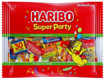 HARIBO SUPER PARTY 480 GR - mix żelków