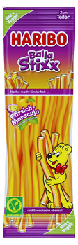 HARIBO BALLA STIXX PFIRSICH-MARACUJA - żelki o smaku brzoskiwini i marakui