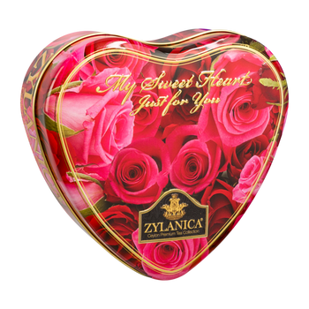 ZYLANICA HEART RED ROSE 100 GR - herbata czarna