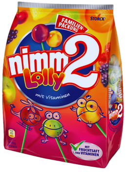 NIMM 2 LOLLY 200 GR - owocowe lizaki z witaminami