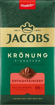 JACOBS KRONUNG ENTKOFFEINIERT 500 GR - kawa mielona bezkofeinowa
