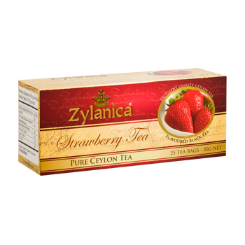 ZYLANICA STRAWBERRY TEA 25 TOR - herbata czarna