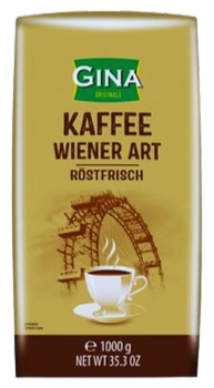 GINA KAFFE WIENER ART 1 KG - kawa ziarnista