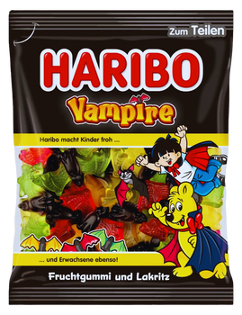 HARIBO VAMPIRE 175 GR - żelki w kształcie wampirów