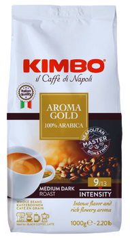 KIMBO AROMA GOLD 100% ARABICA 1 KG - kawa ziarnista