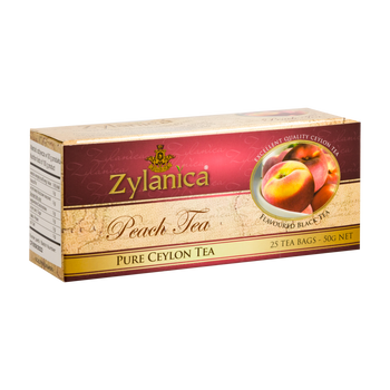 ZYLANICA PEACH TEA 25 TOR - herbata czarna