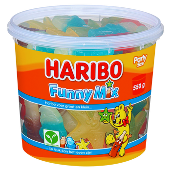 HARIBO FUNNY MIX 550 GR - mix żelków
