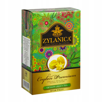 ZYLANICA CEYLON PREMIUM STAR FRUIT 100 GR - herbata zielona 