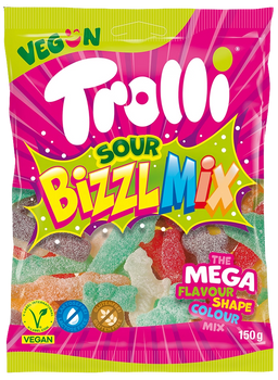 TROLLI SOUR BIZZL MIX 150 GR - kwaśne żelki