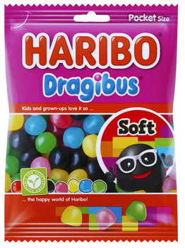 HARIBO DRAGIBUS SOFT 150 GR - drażeteki do żucia