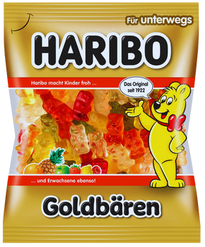 HARIBO GOLDBAREN 175 GR - żelki owocowe