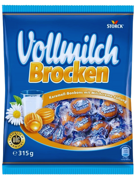 VOLLMILCH BROCKEN 315 GR - karmelowe cukierki